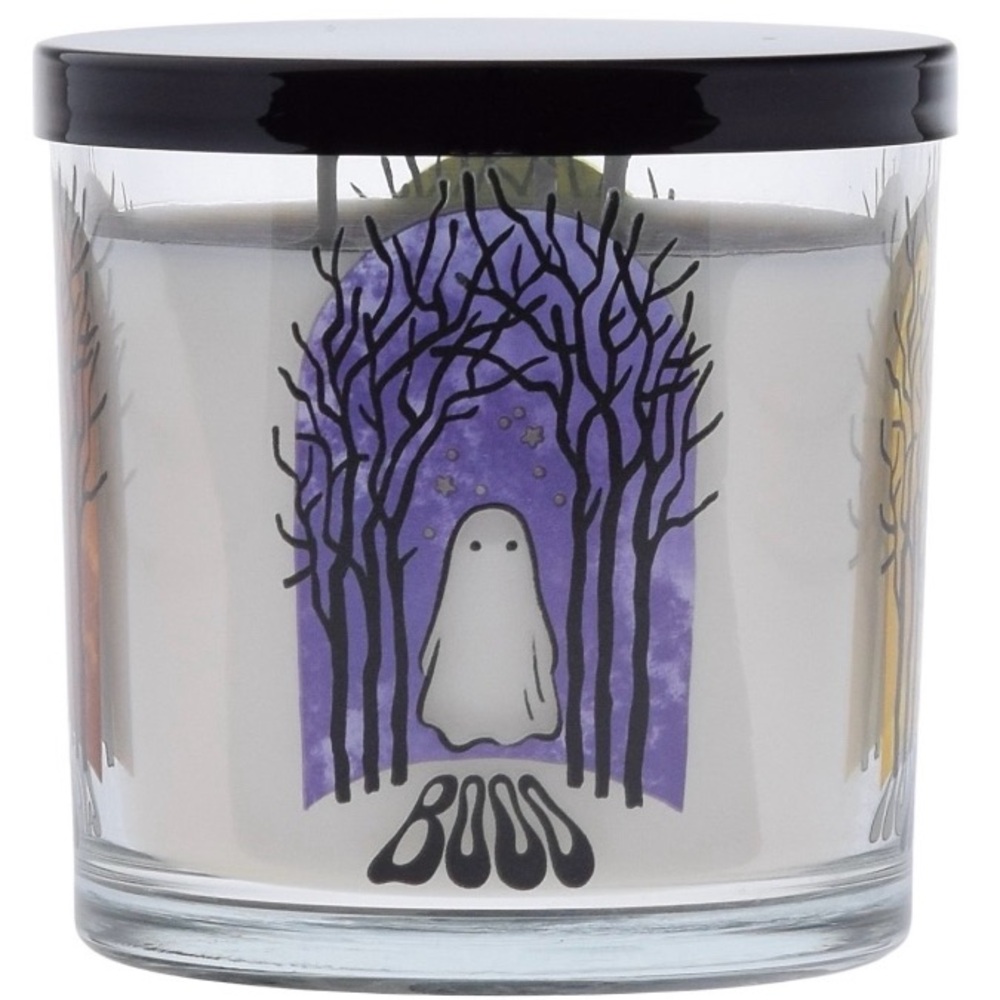 🆕👻 KOHL’S “CELEBRATE TOGETHER” HALLOWEEN FALL NIGHTS DECAL CANDLE JAR. 13 oz.